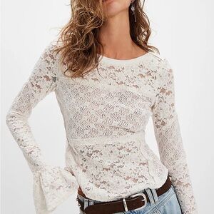 Free People Lace Layering Top